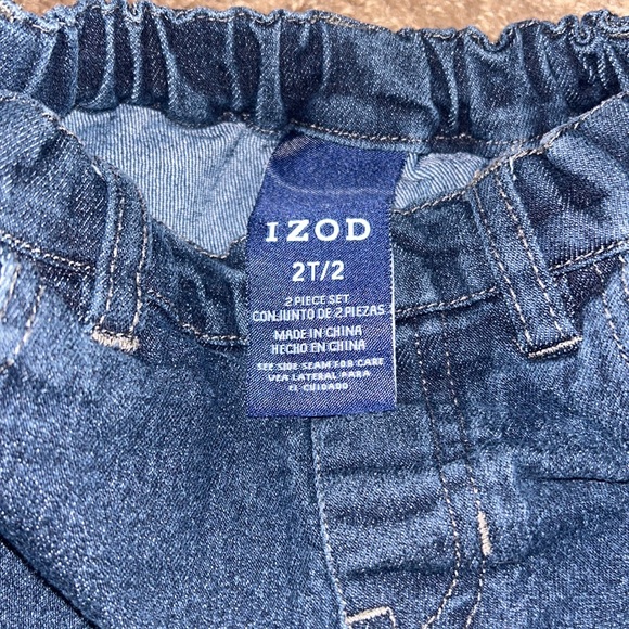 🐣 3 for $12! 2t Toddler Boy Jeans Adjustable Waist 2t IZOD toddler pants jeans - Picture 3 of 4